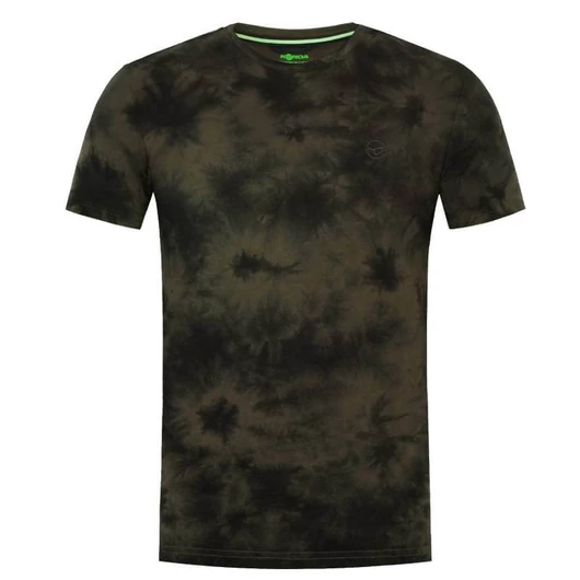 Korda Tie Dye Tee póló Dark Olive