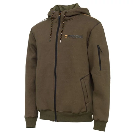 Prologic Carpio Zip Hoodie Army Green cipzáras kapucnis felső