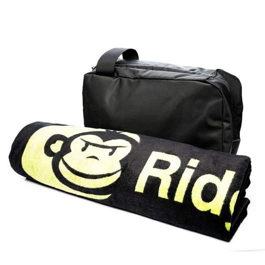 RidgeMonkey LX Bath Towel & Shower Caddy Set törölköző piperetáskával