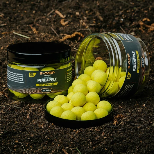 S-Carp Pineapple & N-Butyric Acid Fluoro Popup lebegő bojli