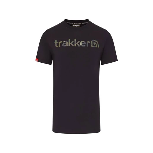 Trakker CR Logo T-Shirt Black Camo póló