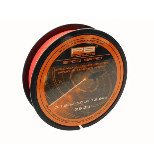 PB Products Spod & Marker Braid Fluo Orange fonott zsinór 250m