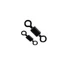 Kép 1/2 - Gardner Covert Rolling Swivels forgó