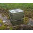 Kép 1/5 - Trakker 13 Litre Olive Square Container tároló edény