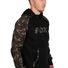 Kép 2/4 - Fox Black Camo Raglan Hoodie kapucnis felső