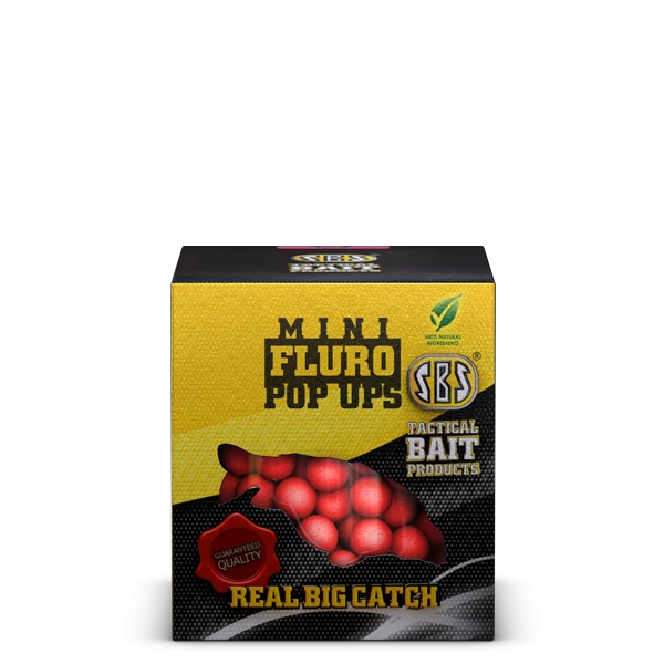 SBS Mini Fluro Pop Ups lebegő bojli 8mm