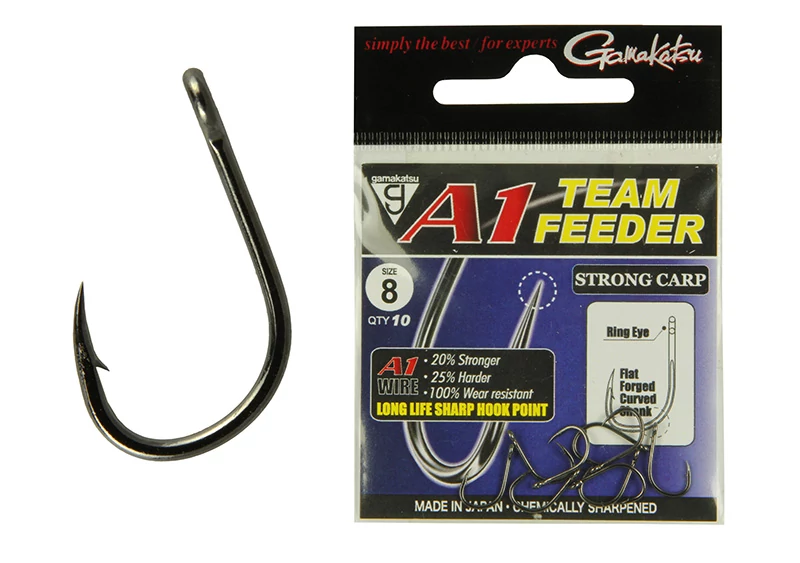 Gamakatsu A1 Team Feeder Strong Carp pontyozó horog