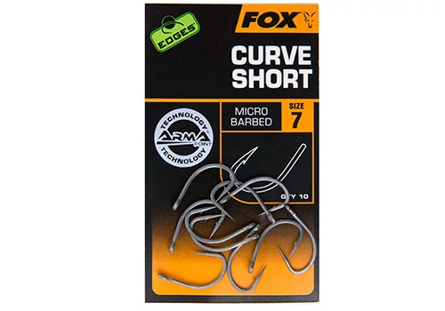 Fox Edges Armapoint Curve Short pontyozó horog