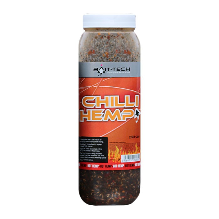Bait Tech Chilli Hemp Jar chilis főtt kender 2,5l