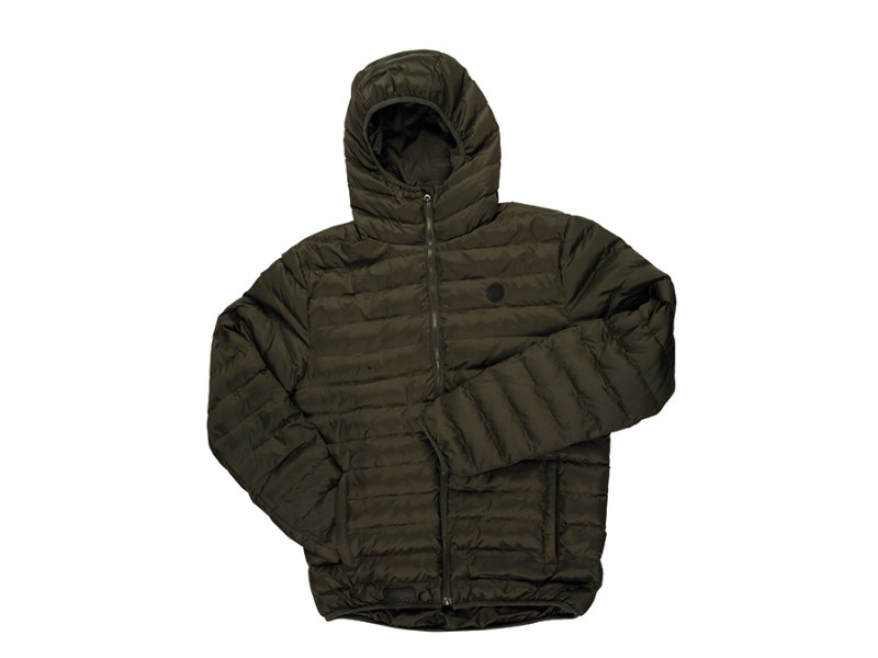 Fox Chunk Quilted Jacket Olive steppelt kabát