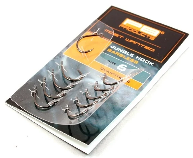PB Products Jungle Barbless szakáll nélküli pontyozó horog