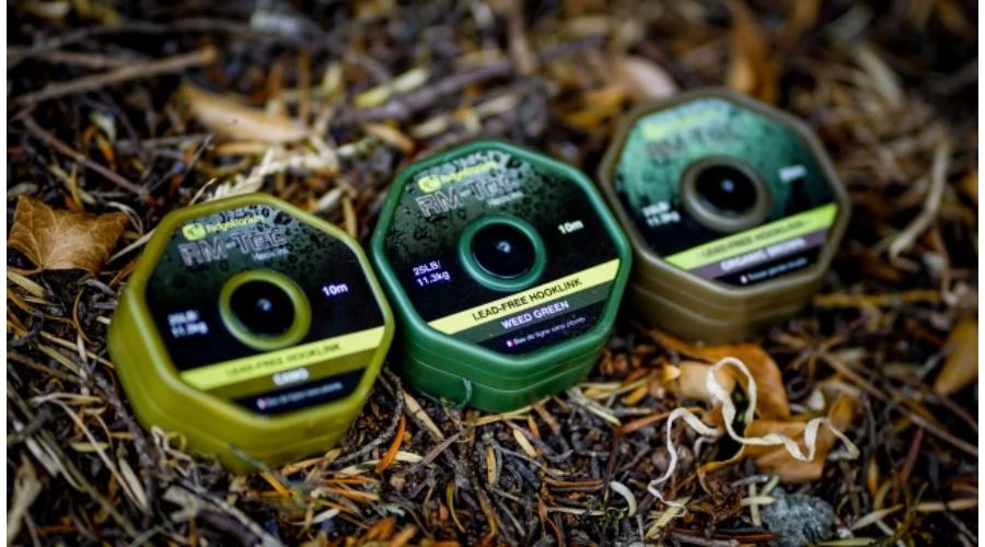 RidgeMonkey RM-Tec Lead Free Hooklink előkezsinór 25lb Organic Brown