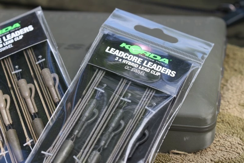 Korda Leadcore Leader Hybrid Lead Clip QC Swivel 3db