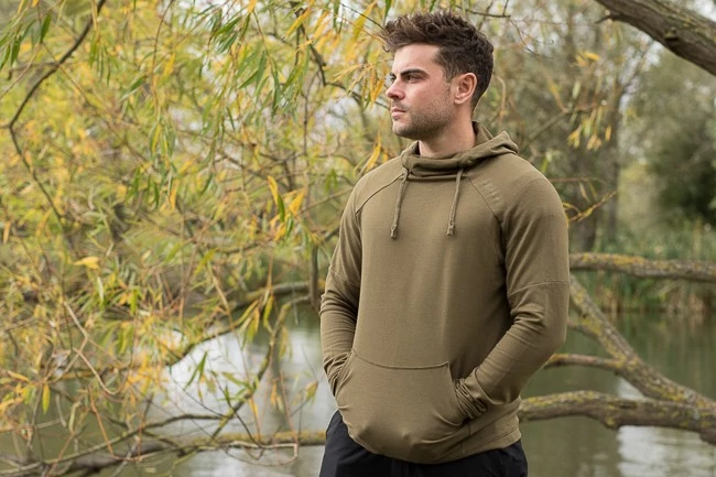 Korda Lightweight Hoodie Olive kapucnis felső