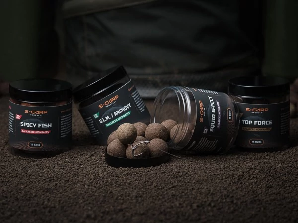 S-Carp Balanced Hardened Hookbaits keményített horogcsali