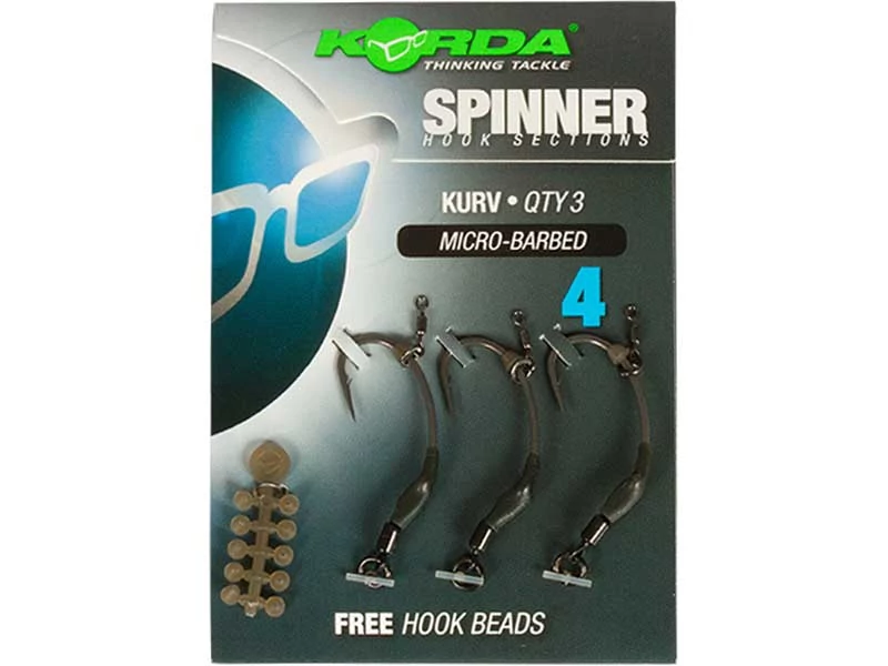 Korda Spinner Hook Section Kurv előkötött horog