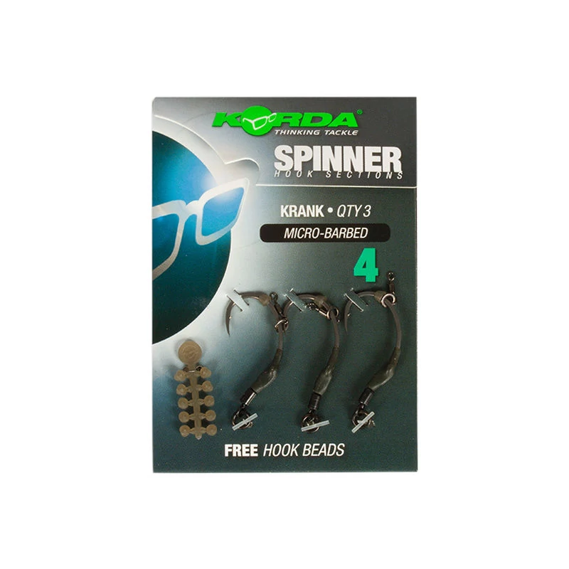 Korda Spinner Hook Section Krank előkötött horog