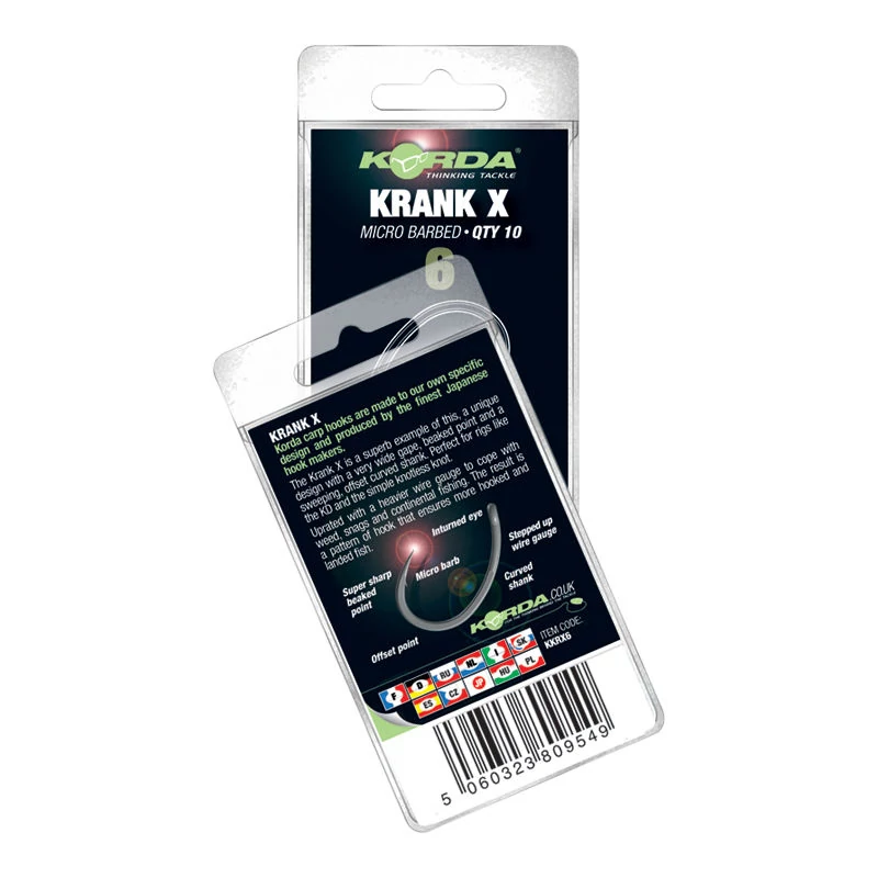Korda Krank X pontyozó horog