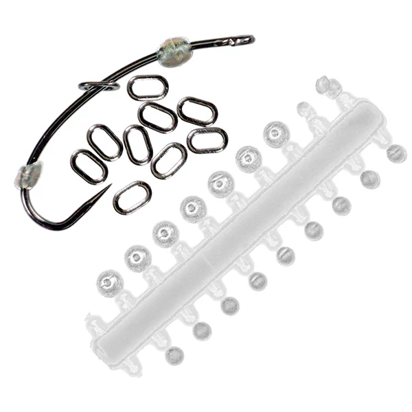 Carp R Us Swiwel Rig Bead Kit gumistopper+acélkarika horogra