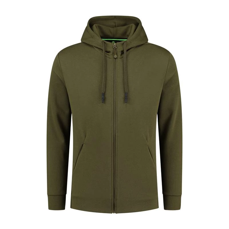 Korda Kore Zip Pro Hoodie Olive cipzáras kapucnis felső