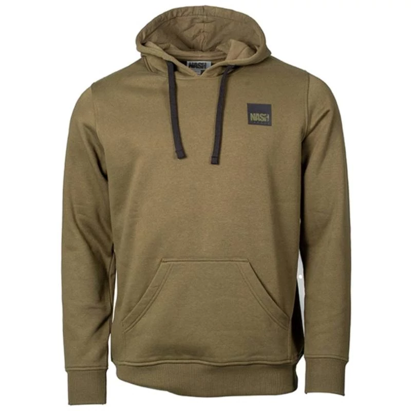 Nash Make It Happen Hoody Box Logo Green kapucnis felső