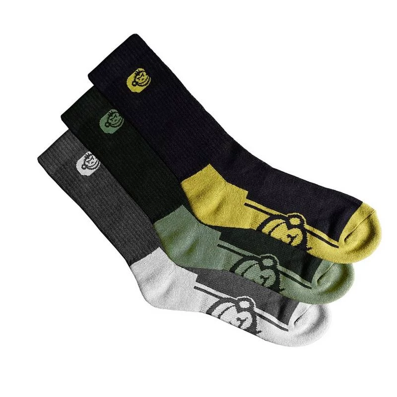 RidgeMonkey ApeArel Crew Socks 3 Pack zokni 3 pár