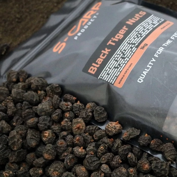 S-Carp Black Tigers fekete tigrismogyoró 1kg