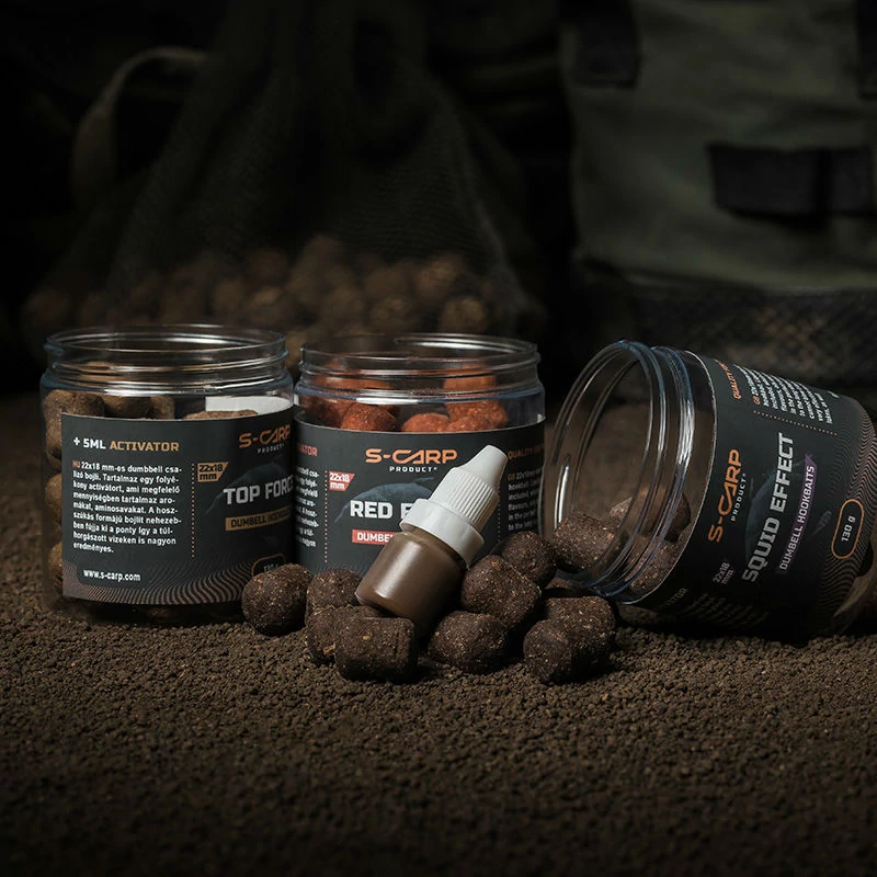 S-Carp Dumbbell Hookbaits csalizó bojli