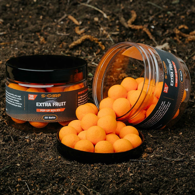 S-Carp Extra Fruit Fluoro Popup lebegő bojli
