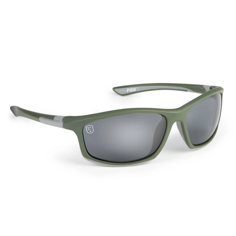 Fox Collection Green & Silver Frame/Grey Lens napszemüveg