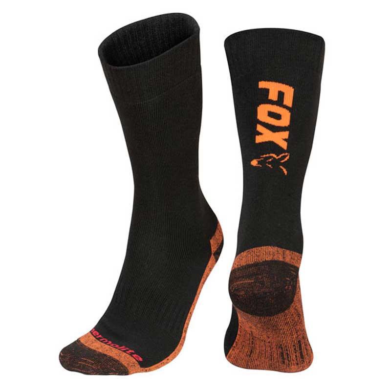Fox Black / Orange Thermolite Long Sock zokni