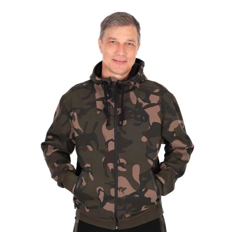 Fox Camo Full Zip Premium 310 Hoodie kapucnis felső 