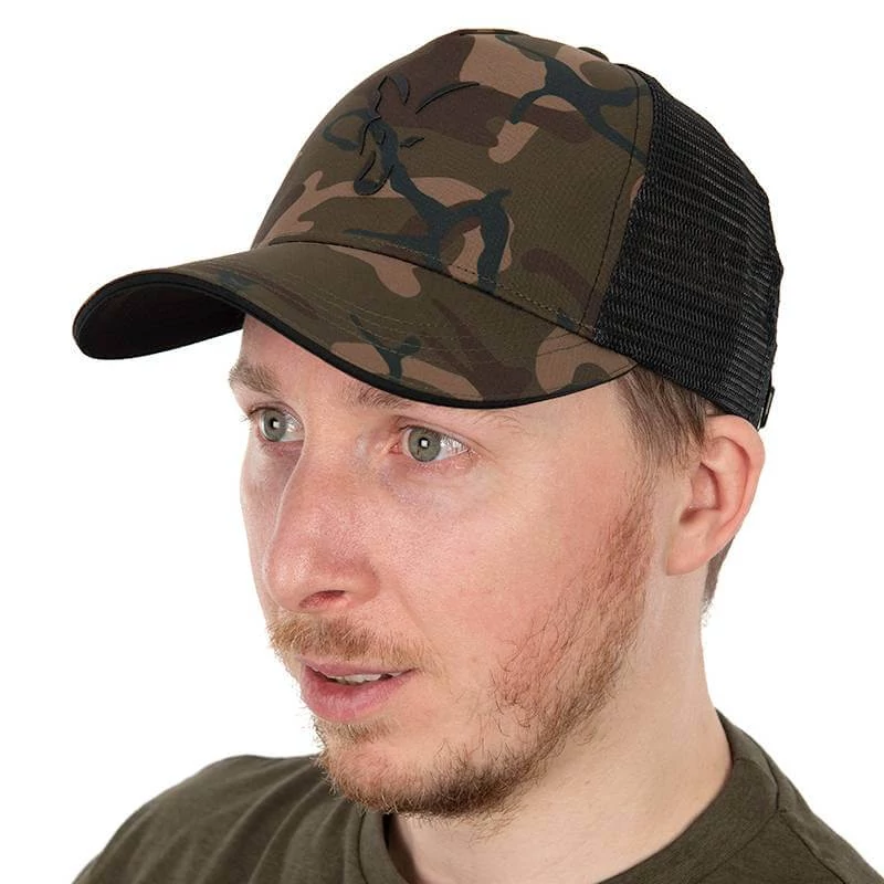 Fox Camo Trucker Cap hálós baseball sapka