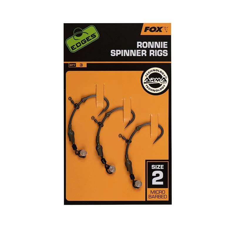 Fox Edges Ronnie Spinner Rigs kész szerelék 3 db