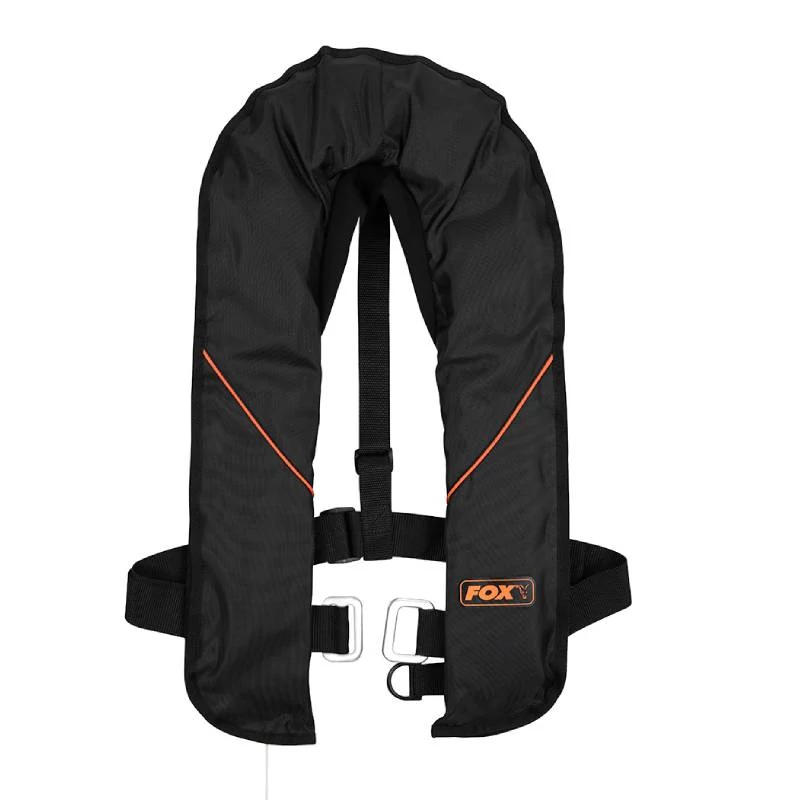 Fox Life Jacket Black & Orange automata mentőmellény