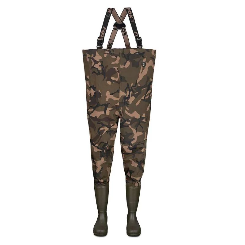 Fox Lightweight Lined Waders Camo terepmintás mellescsizma